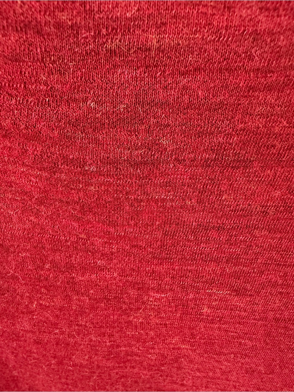 Women's Reversible V-Neck Cardigan Sweater in Gray and Red - Picture 6 of 6